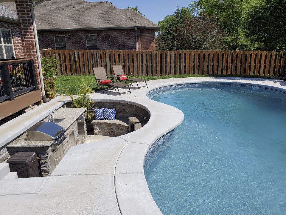 Clark & Sons Pools - Backyard Pool Construction 01