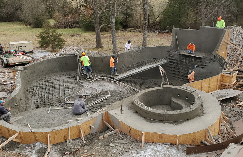 Clark & Sons Pools - Pool Construction Process 04